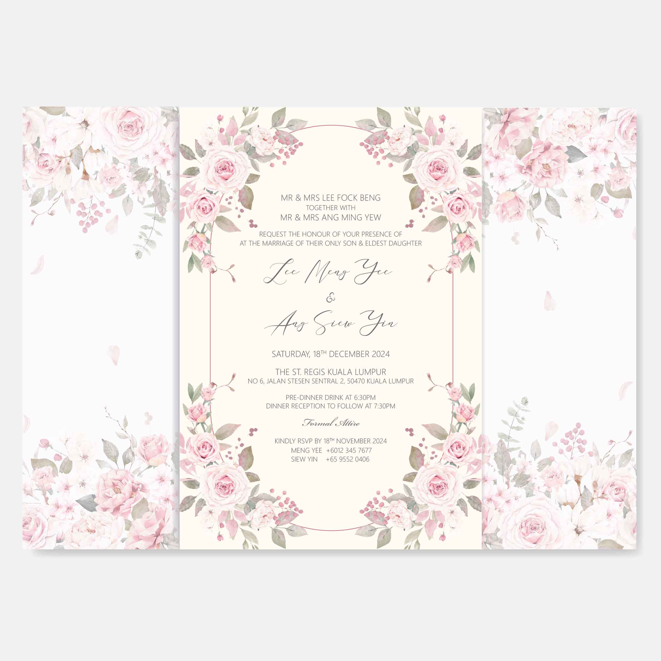 Vellum Wedding Invitation