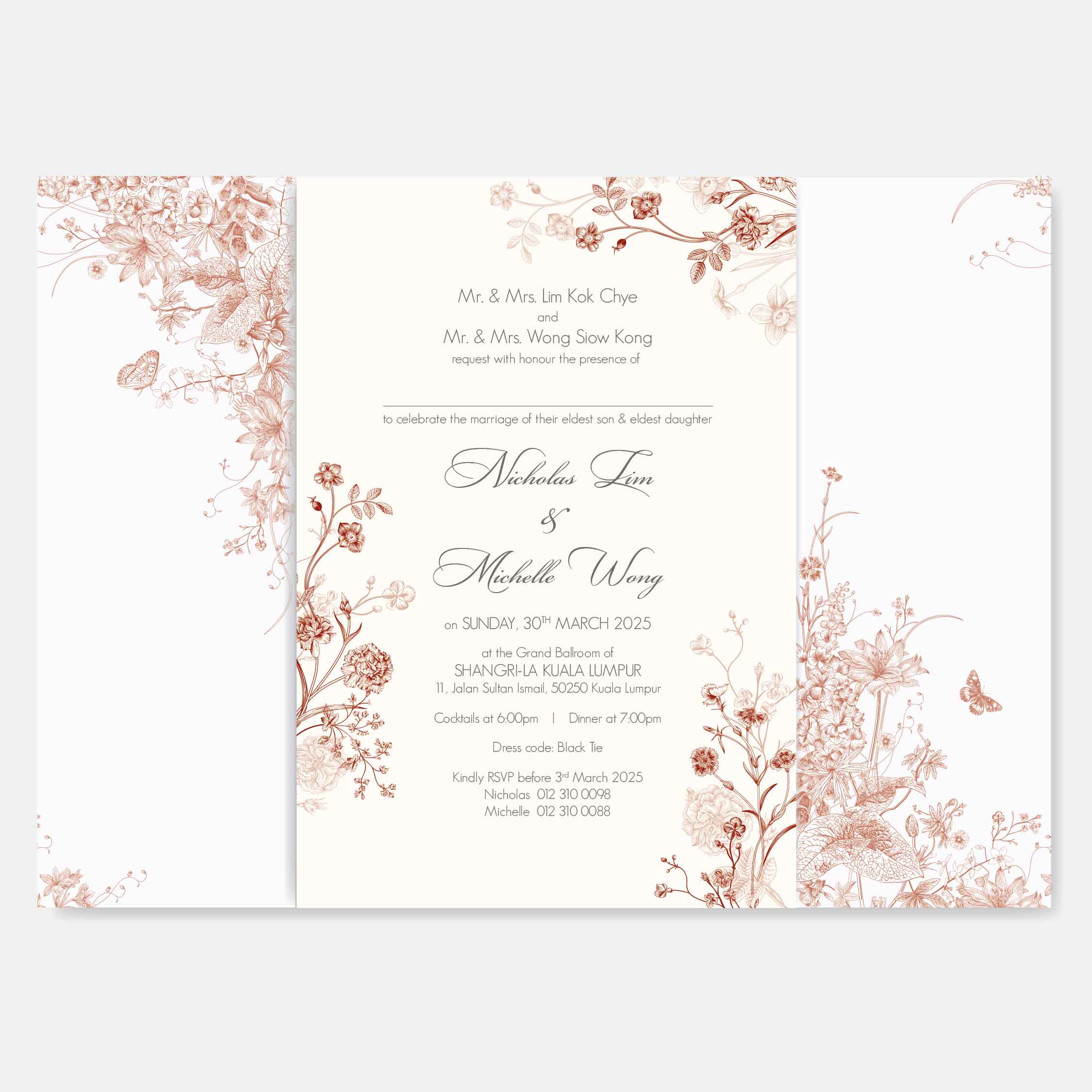 Vellum Wedding Invitation