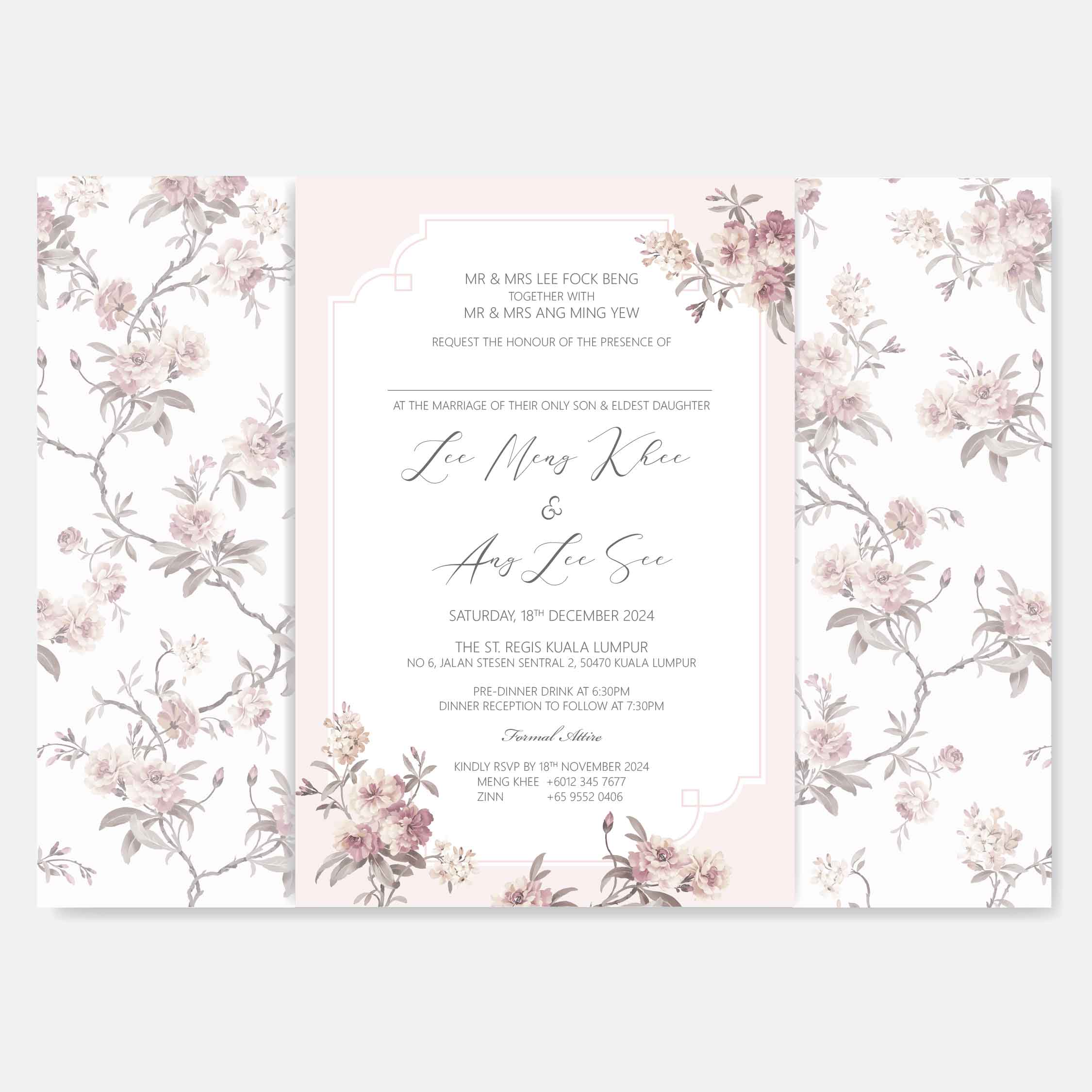 Vellum Wedding Invitation