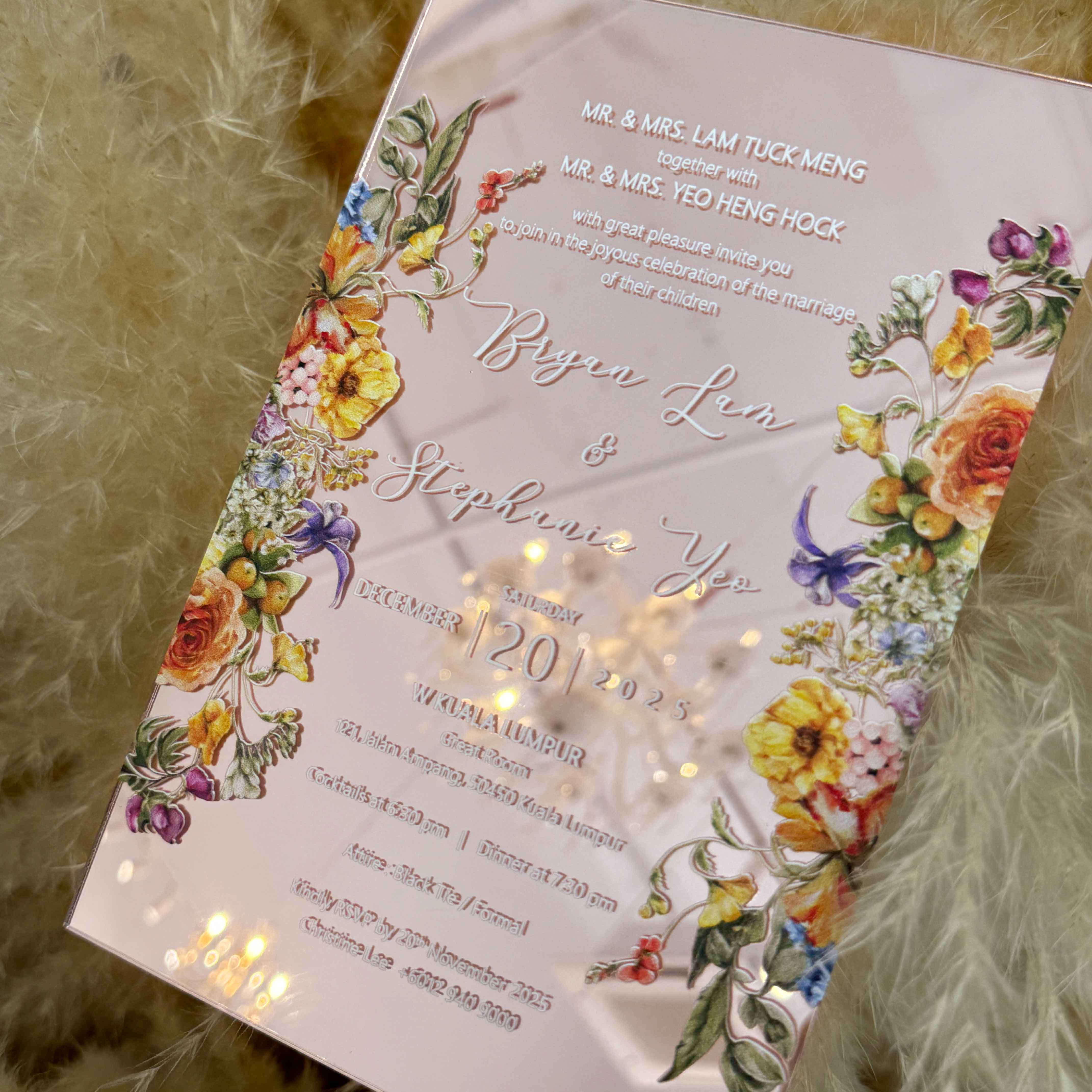 Acrylic wedding invitations offer an ultra-modern, high-end alternative to traditional paper stationery. They are crafted from rigid, glass-like sheets that immediately establish a luxurious, keepsake quality for your wedding day