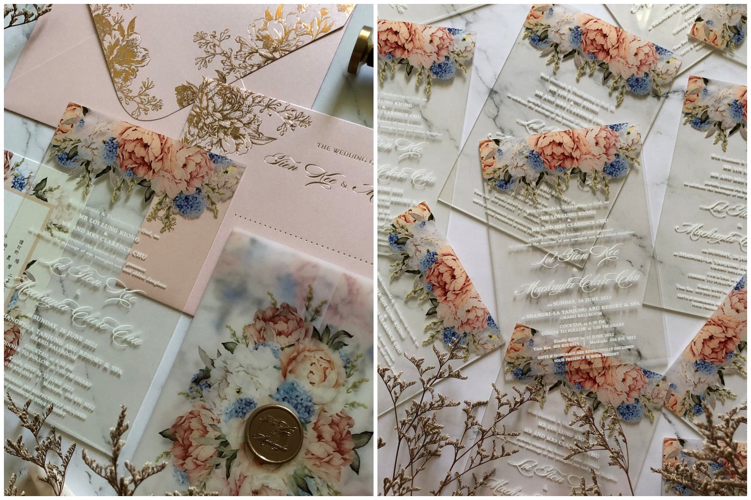 Trending Now Acrylic Wedding Invitations With Modern Luxe Flair