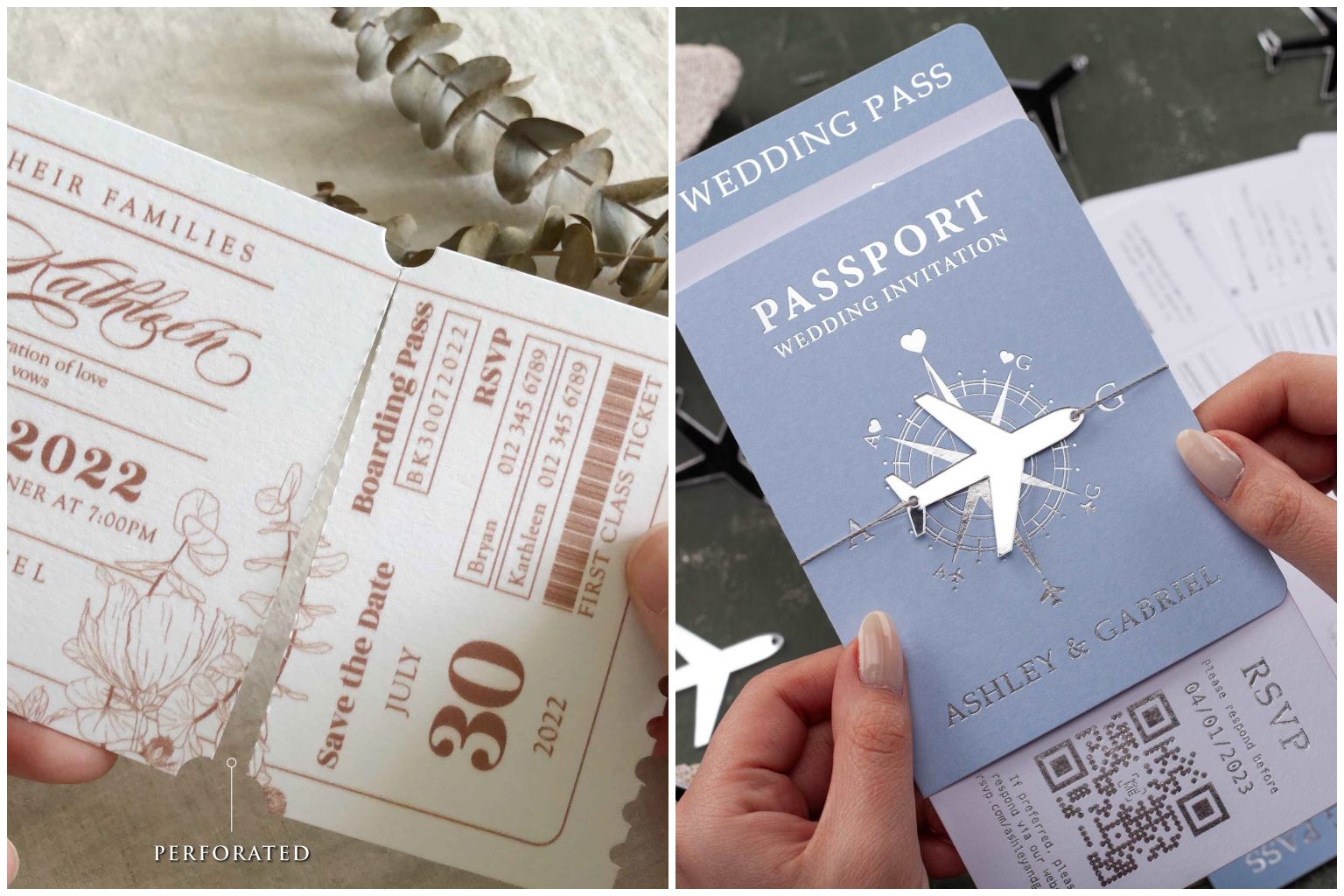 Elegant Destination Wedding Invitations Malaysia Guests Will Keep