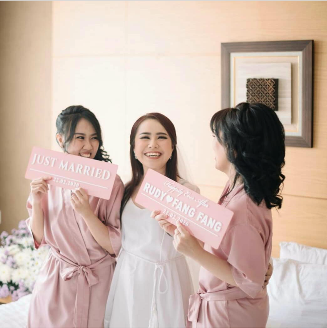 Decorative Wedding Car Plate Malaysia