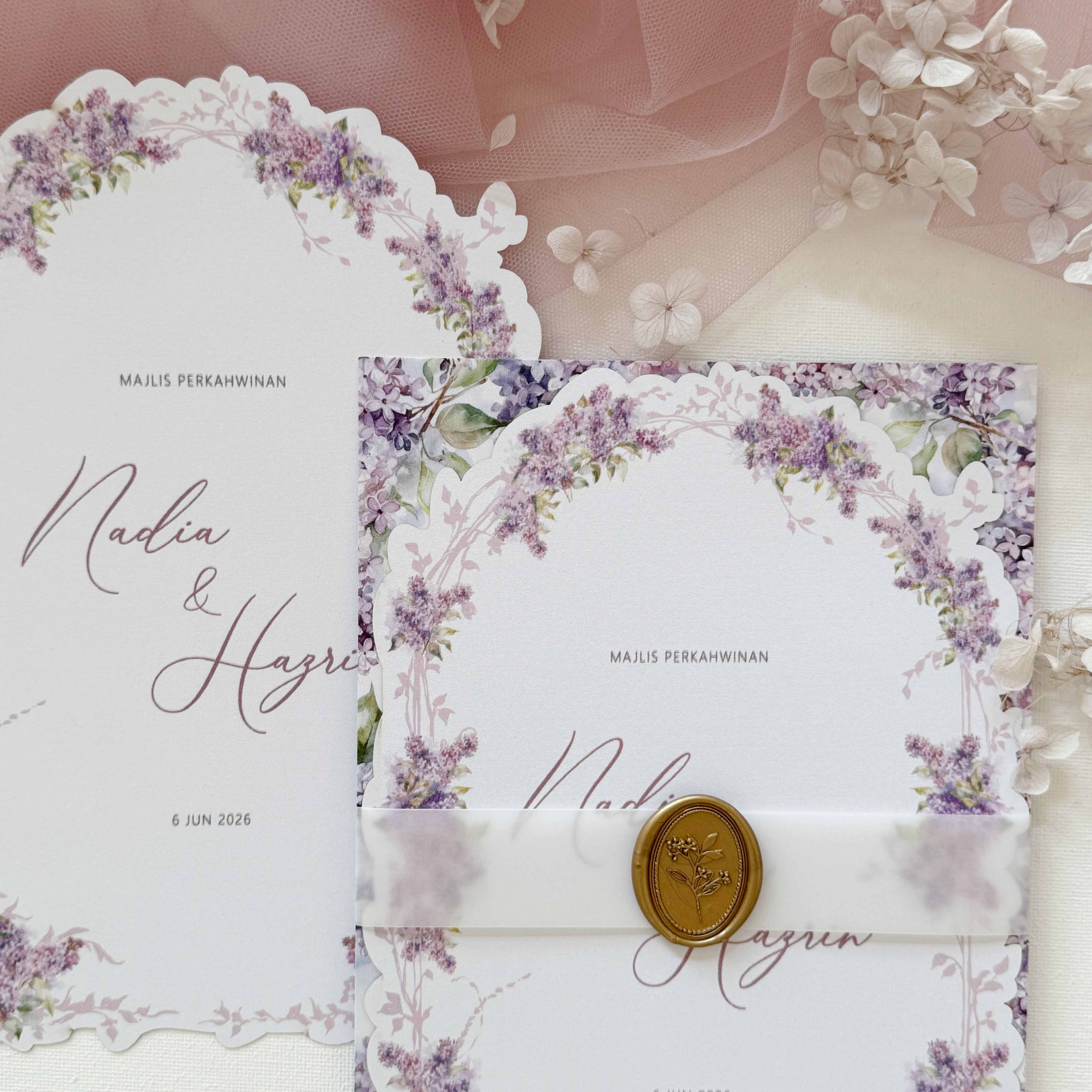 Fancy Shaped Wedding Invitations