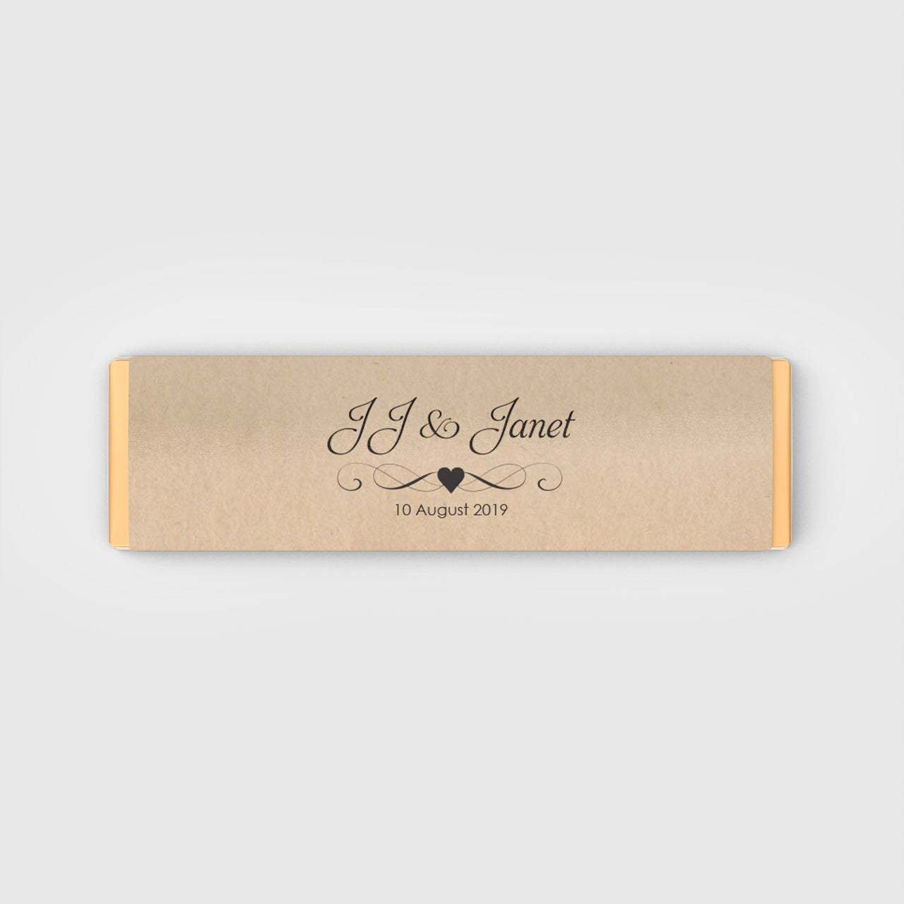 Chocolate Bar Wedding Favour