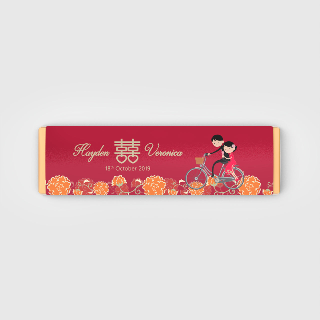 Chocolate Bar Wedding Favour