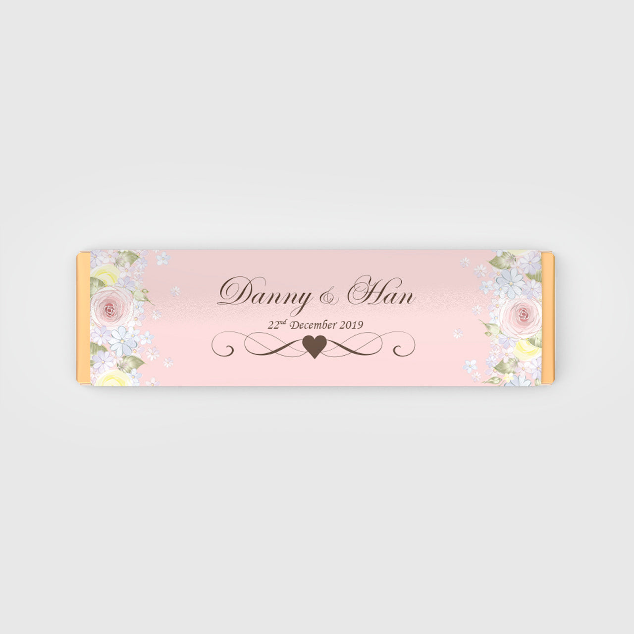 Chocolate Bar Wedding Favour