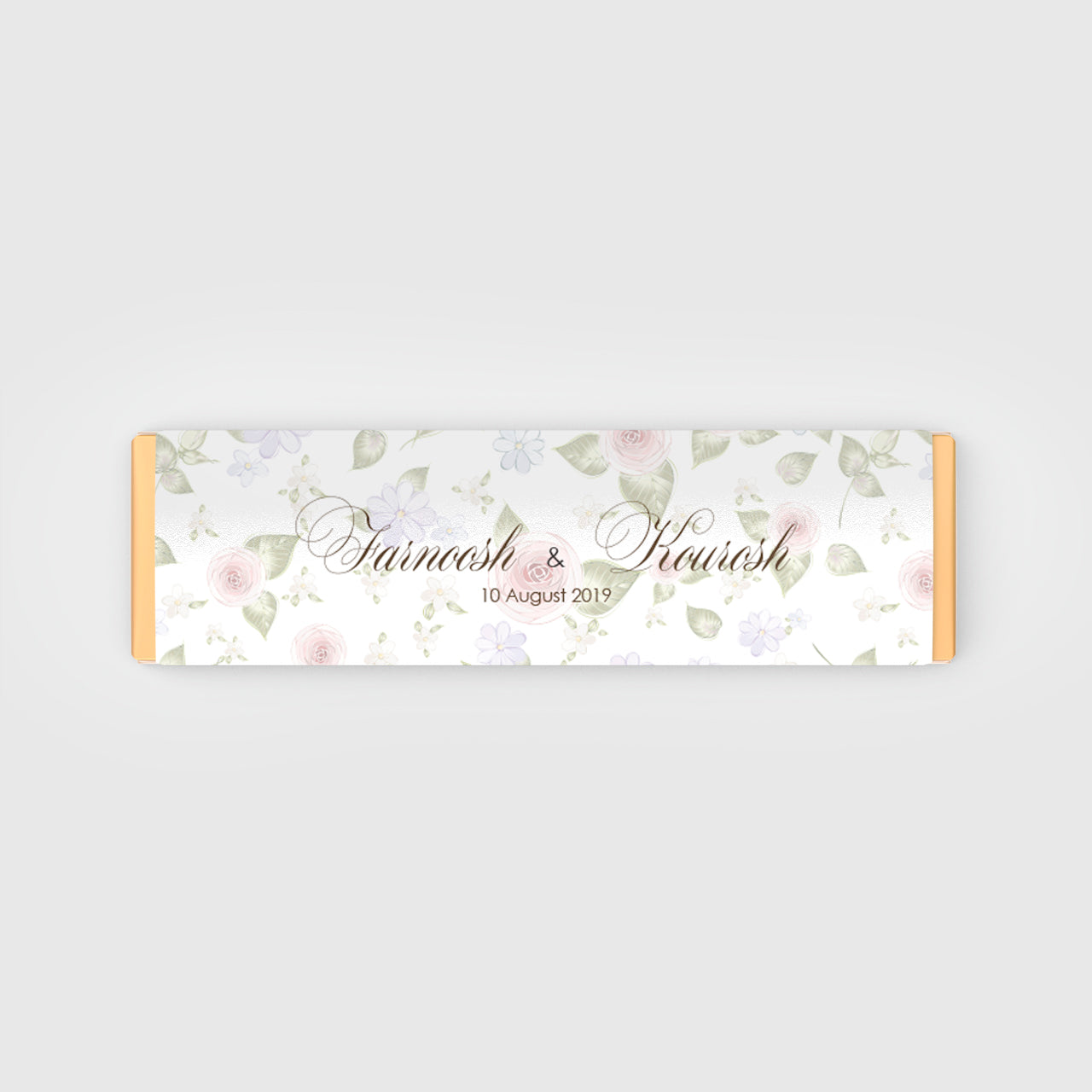 Chocolate Bar Wedding Favour