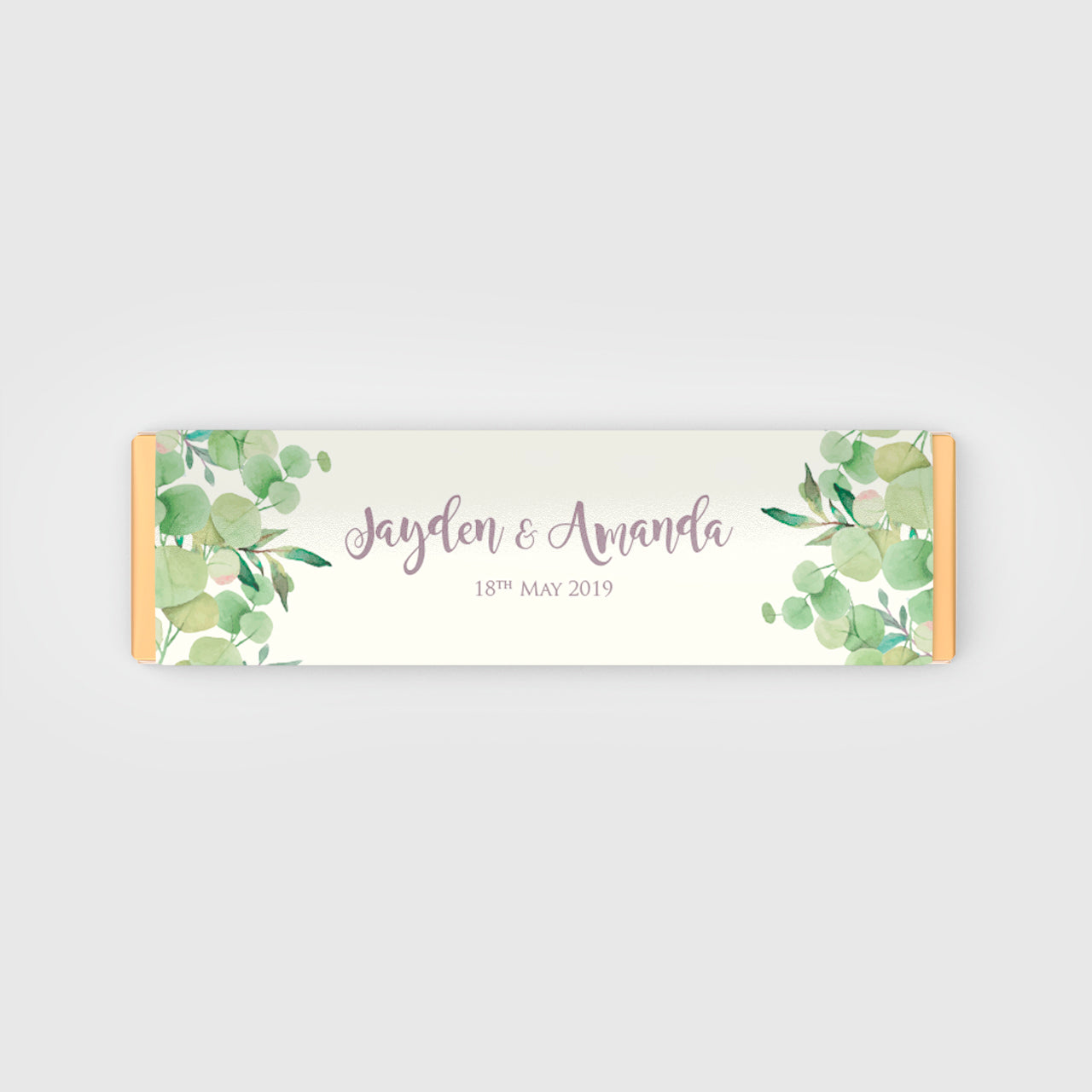 Chocolate Bar Wedding Favour