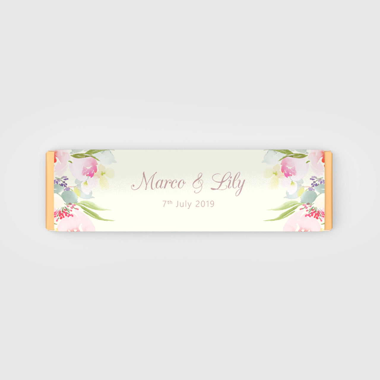 Chocolate Bar Wedding Favour