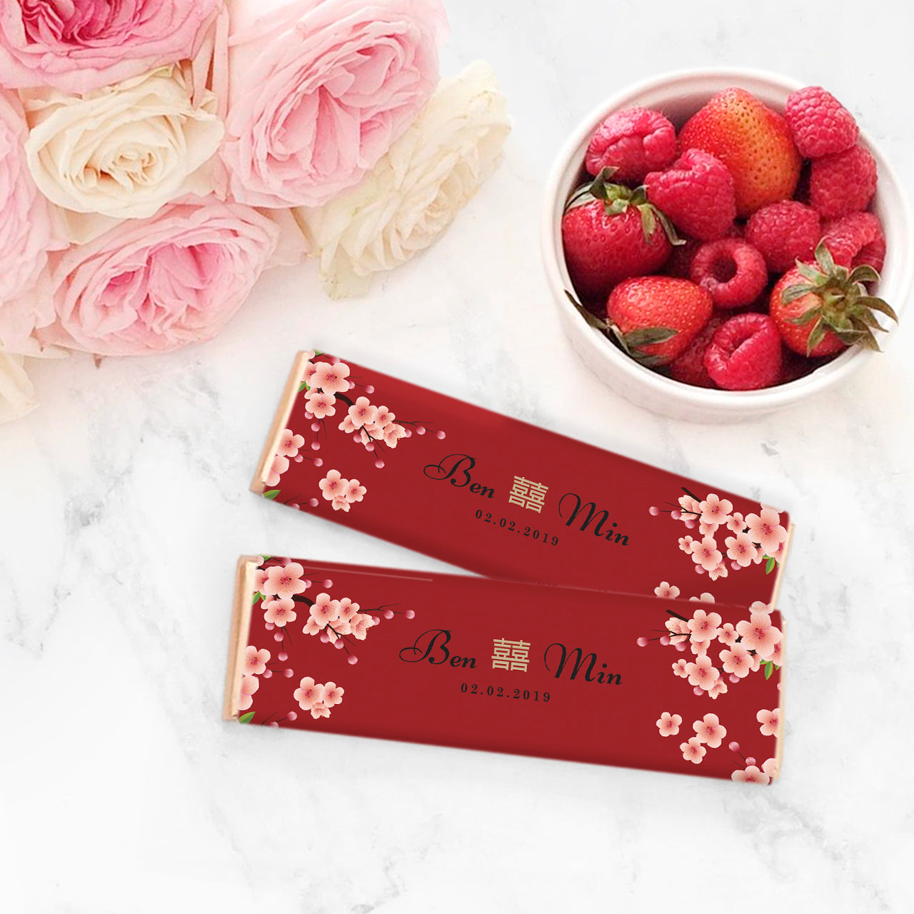 Chocolate Bar Wedding Favour