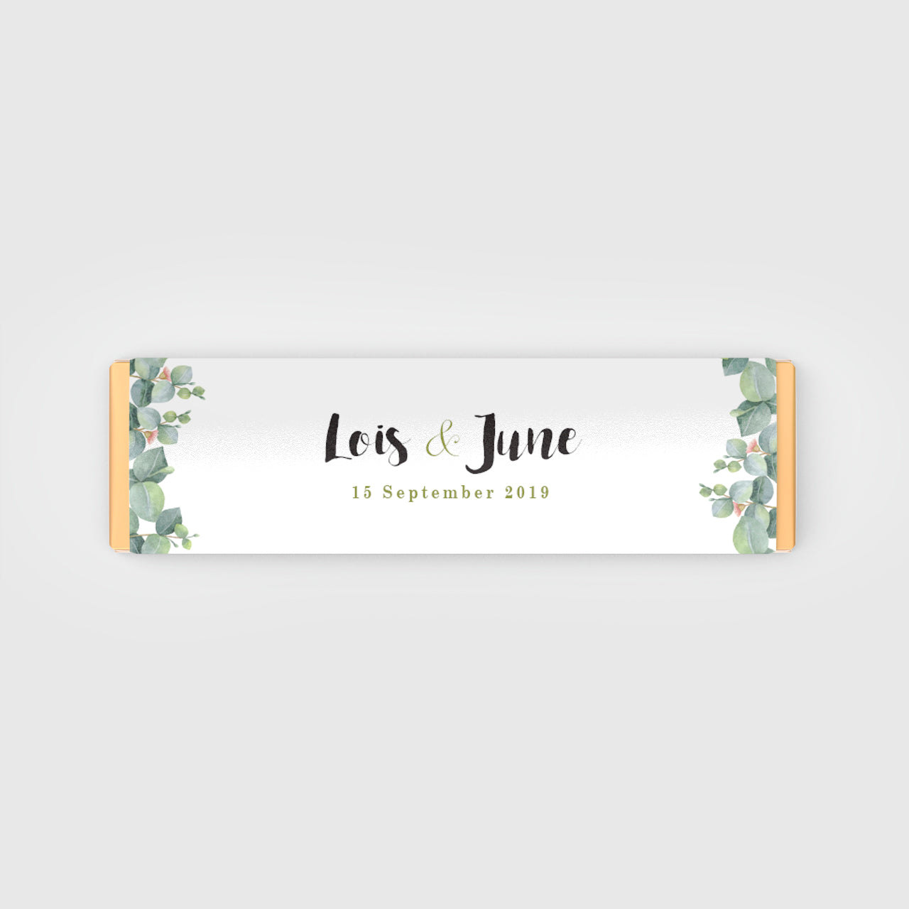 Chocolate Bar Wedding Favour