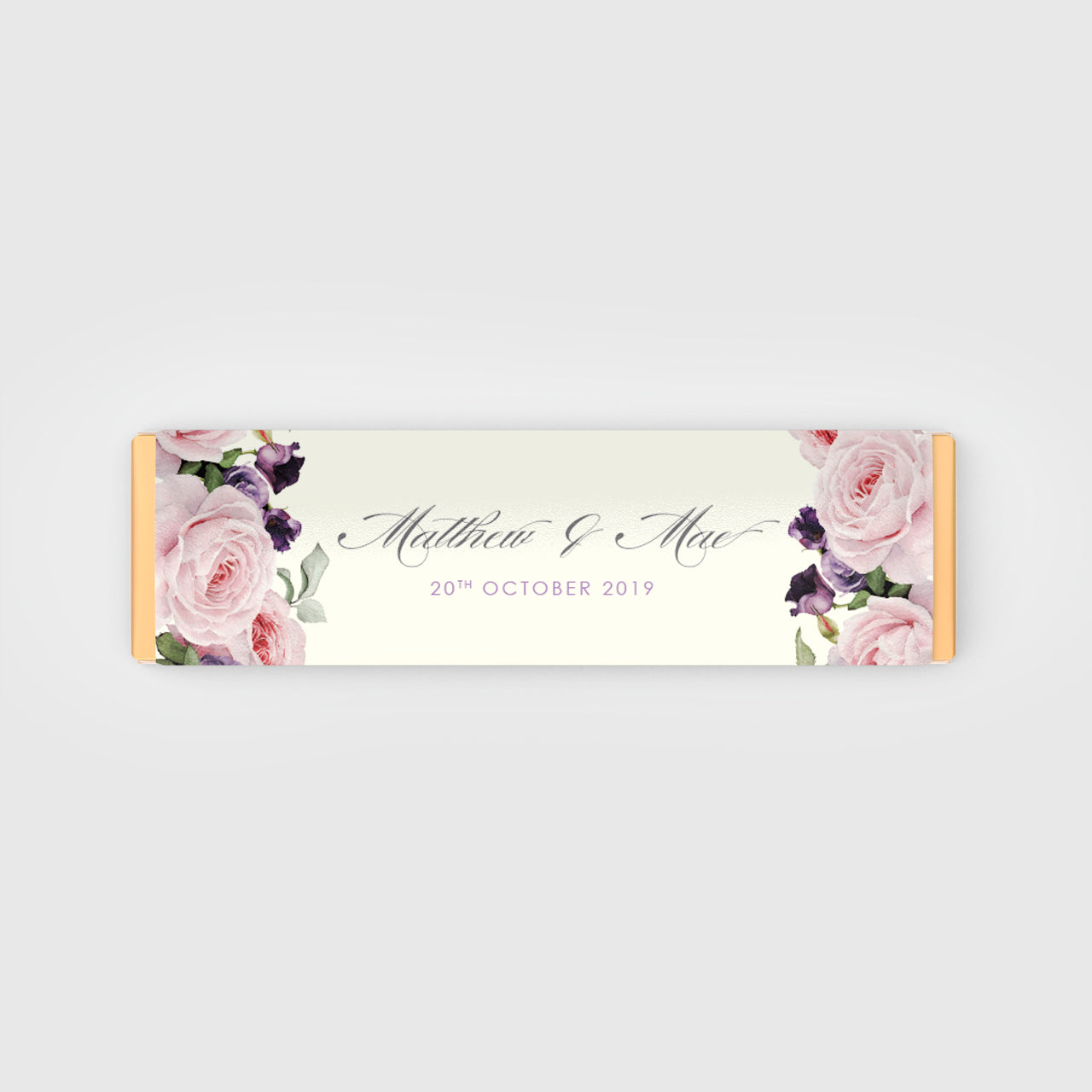 Chocolate Bar Wedding Favour