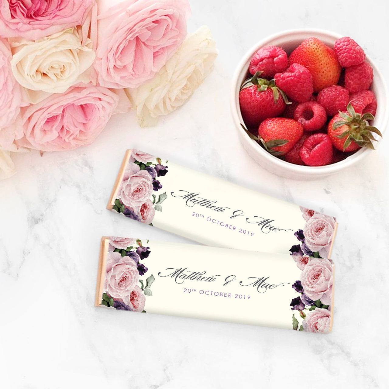 Chocolate Bar Wedding Favour