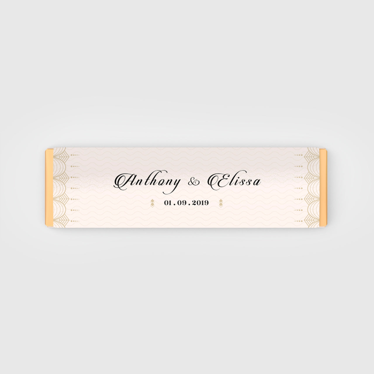 Chocolate Bar Wedding Favour