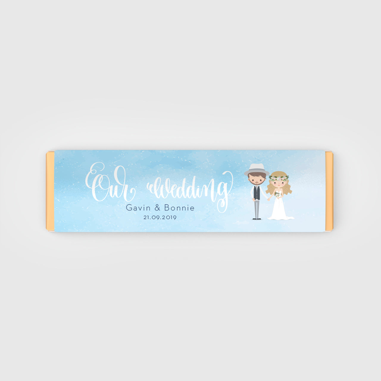 Chocolate Bar Wedding Favour