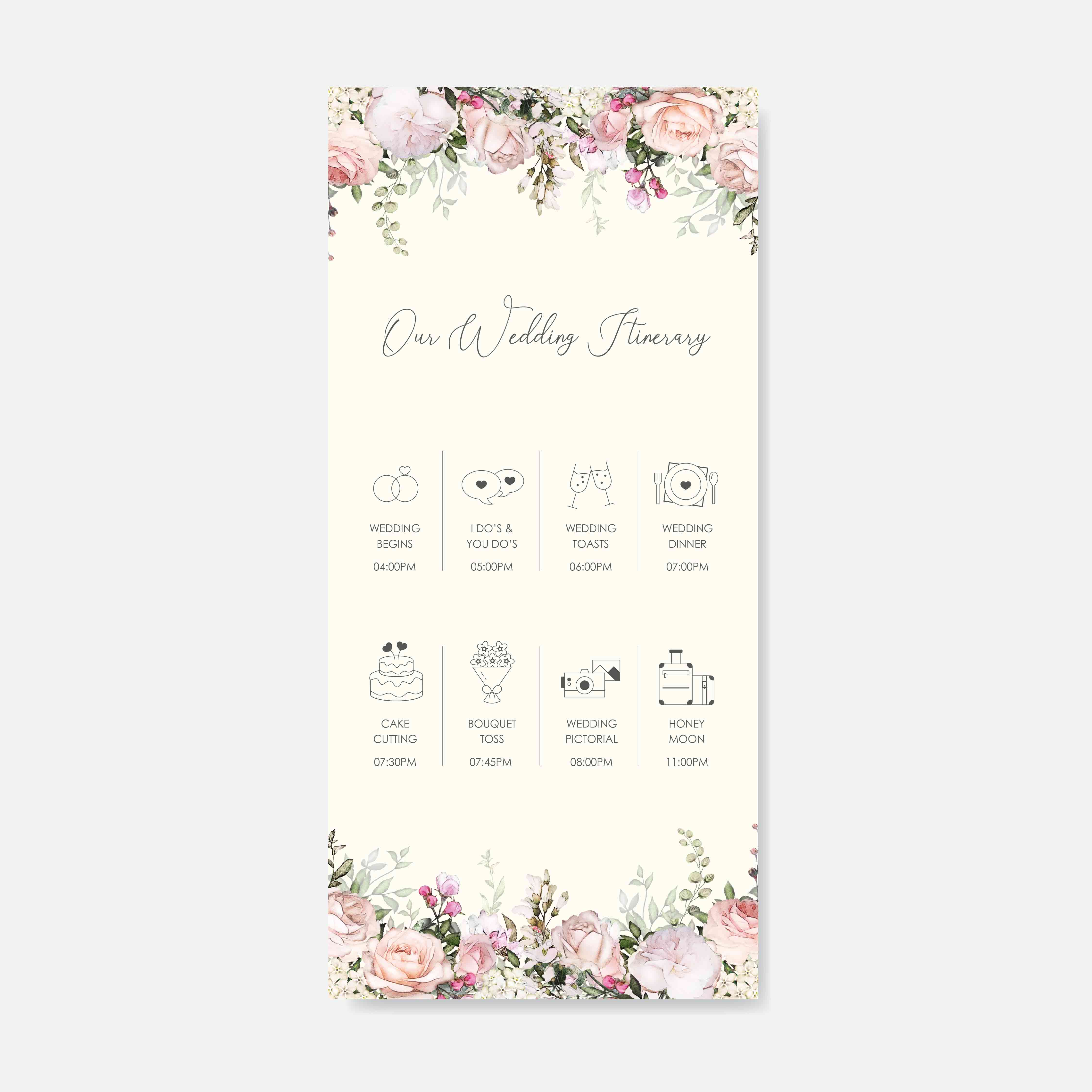 Wedding Programs Card