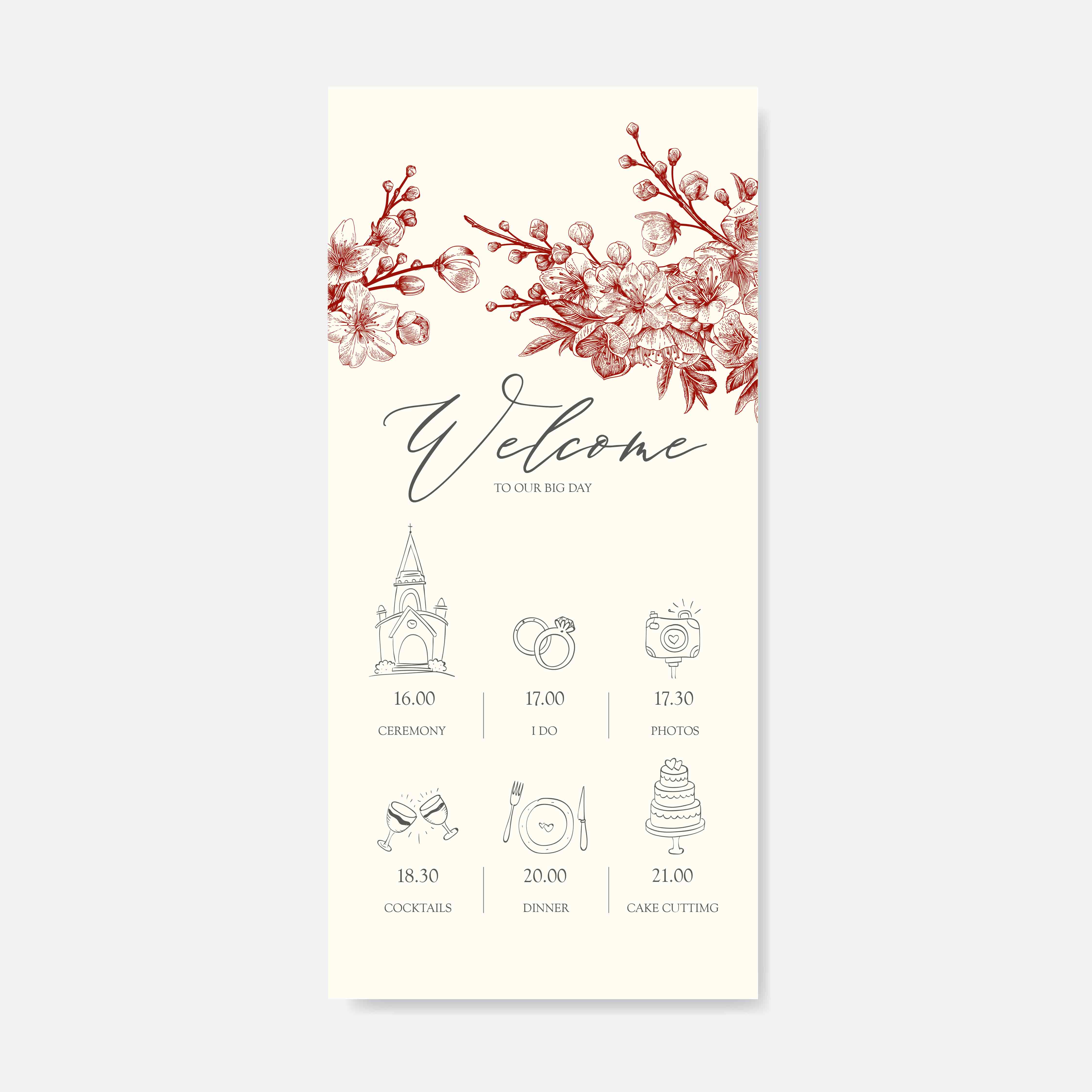 Wedding Programs Card