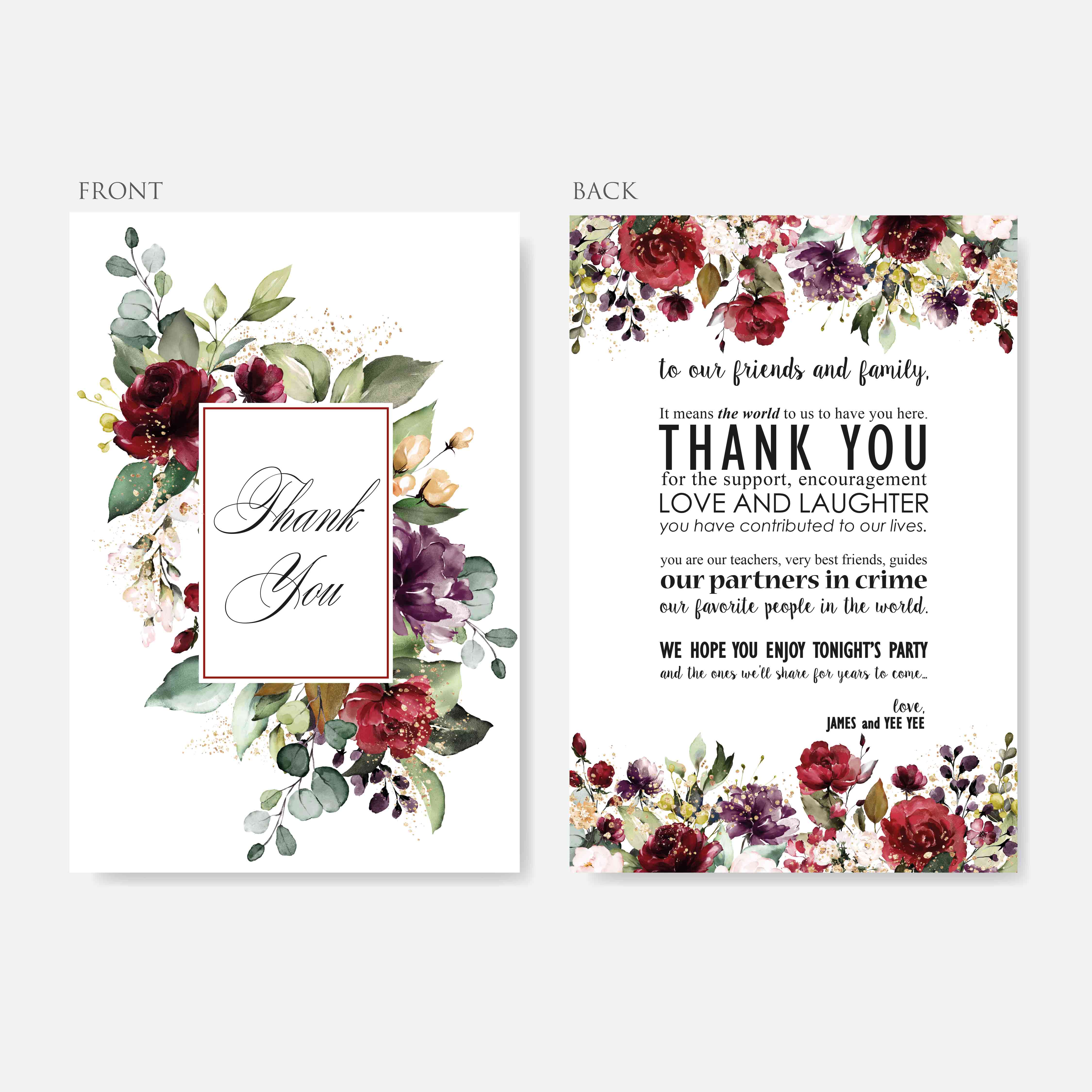 Thank You Card