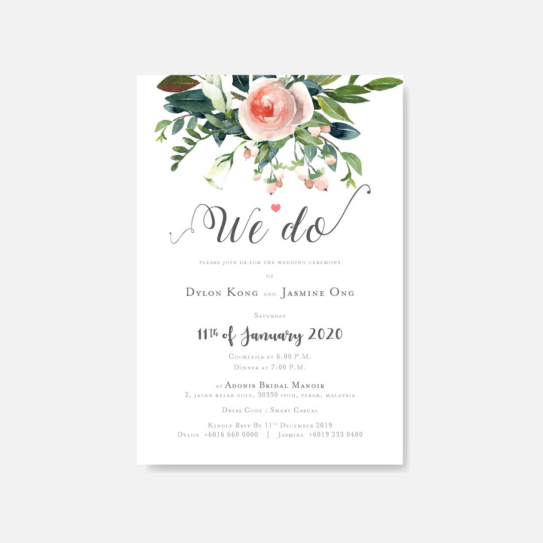 Botanical Wedding Invitation