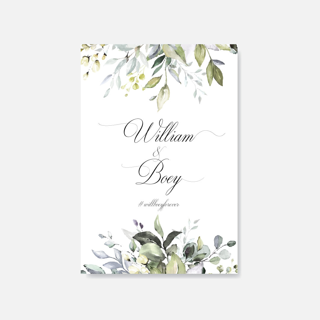 Botanical Wedding Invitation