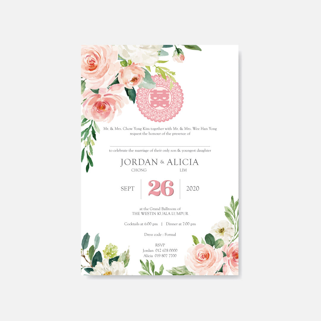 Botanical Wedding Invitation