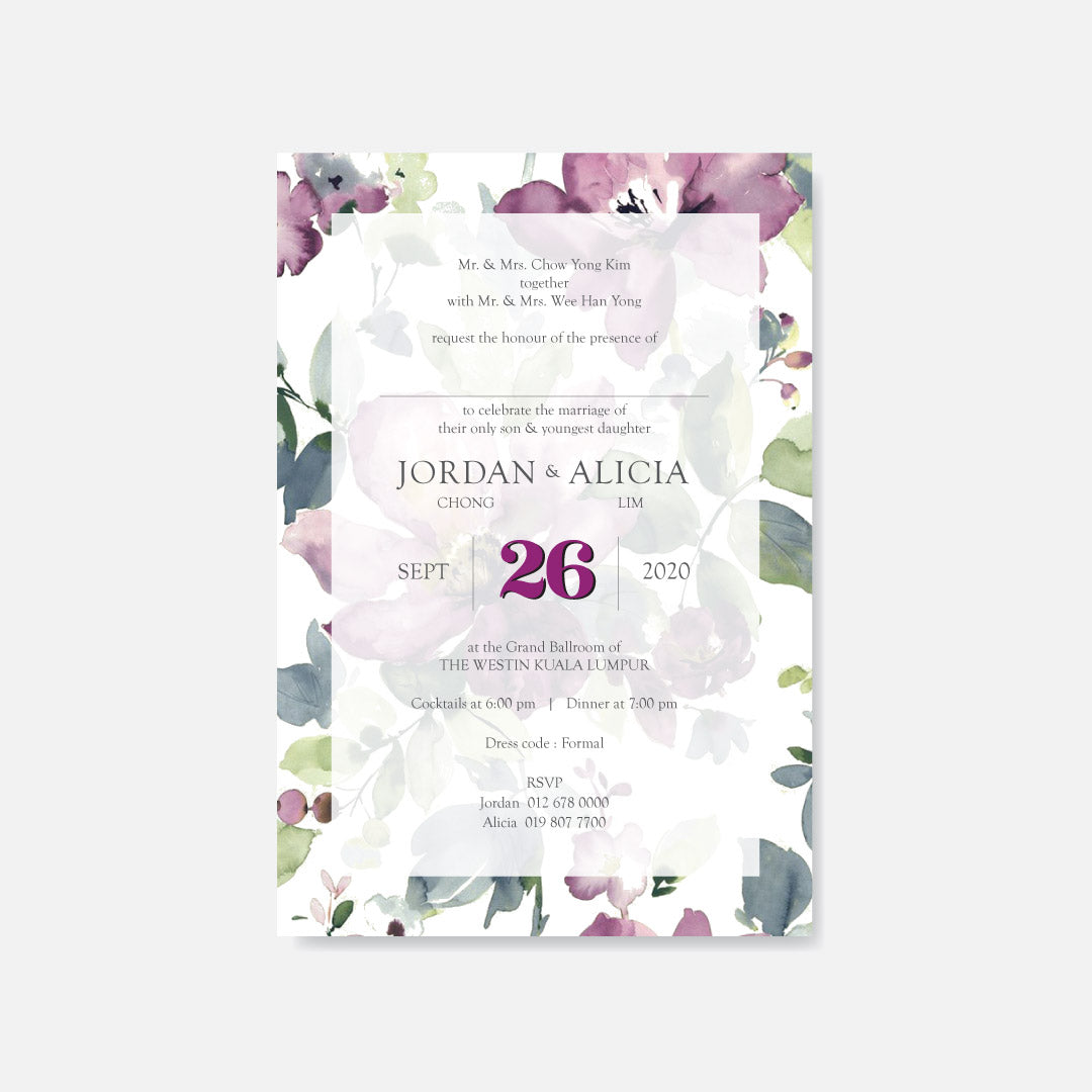 Botanical Wedding Invitation