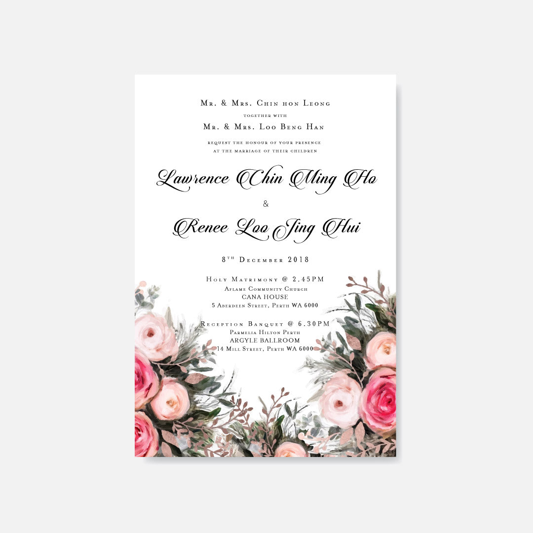 Botanical Wedding Invitation