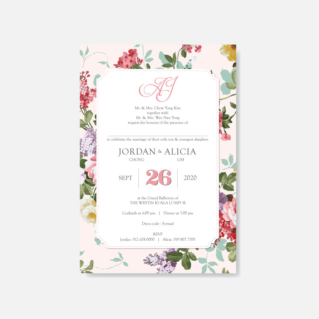 Botanical Wedding Invitation