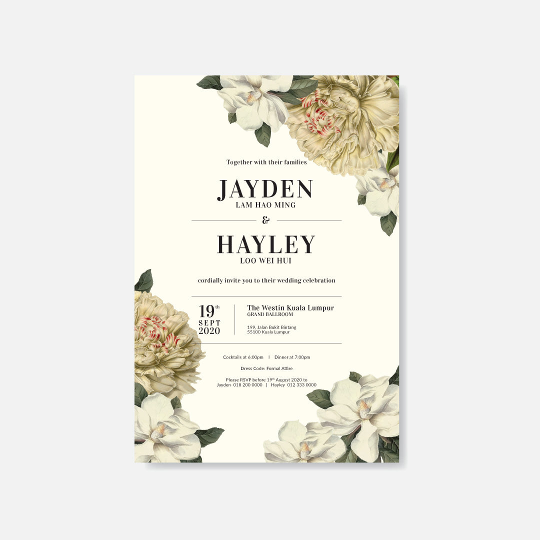 Botanical Wedding Invitation