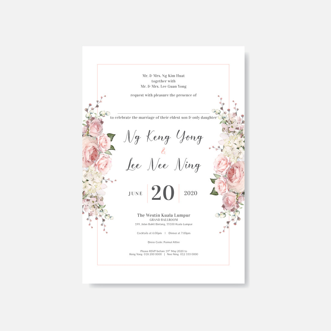 Botanical Wedding Invitation