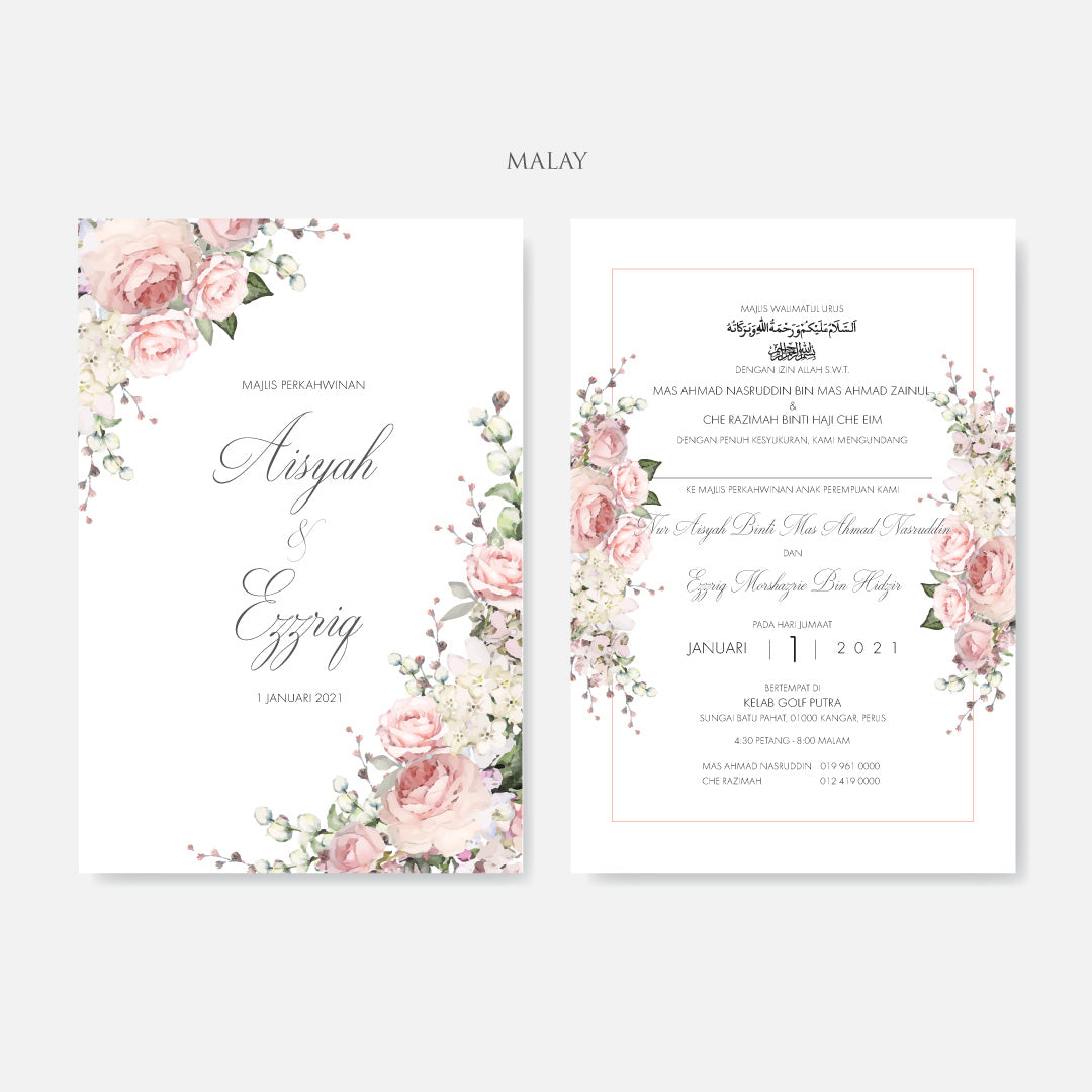 Botanical Wedding Invitation