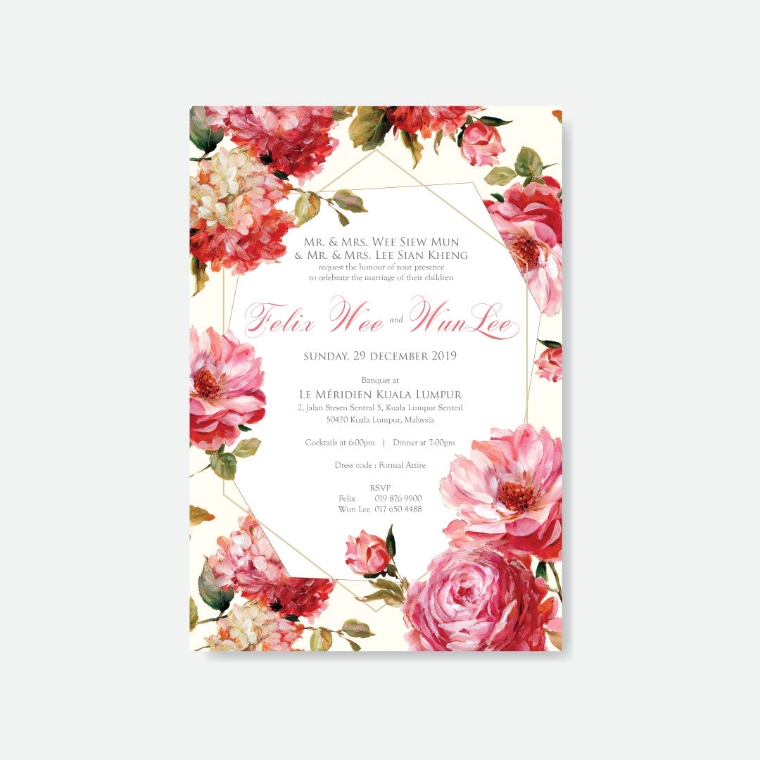 Botanical Wedding Invitation