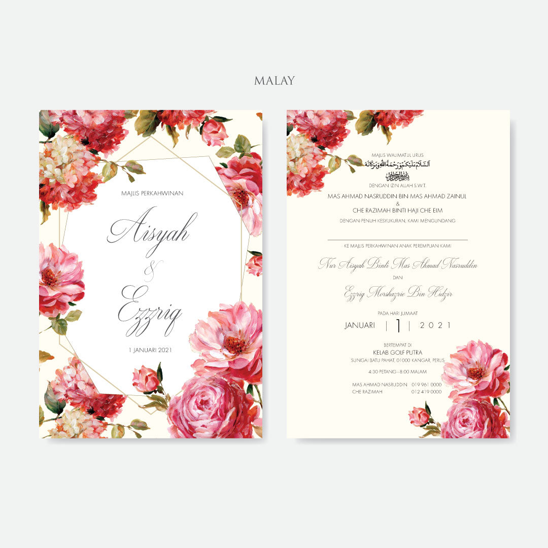 Botanical Wedding Invitation