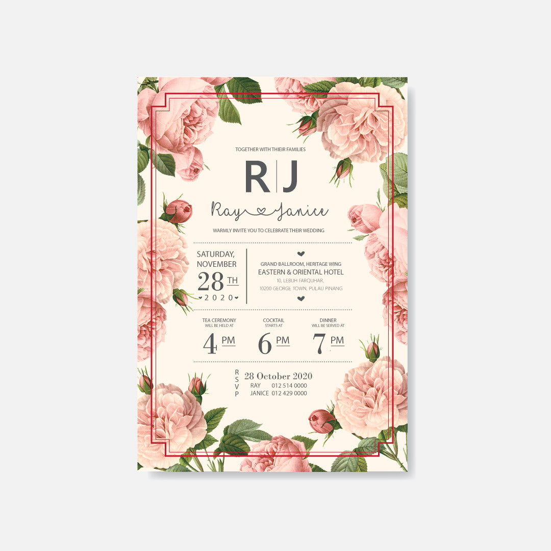 Botanical Wedding Invitation