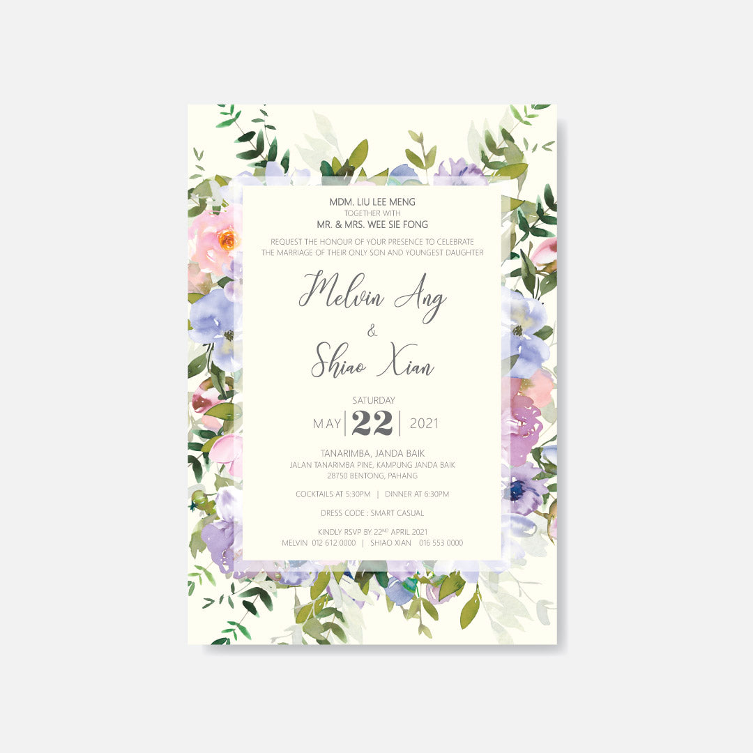 Botanical Wedding Invitation