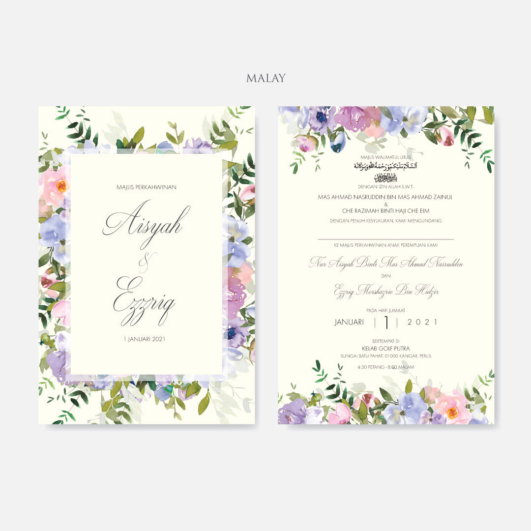 Botanical Wedding Invitation