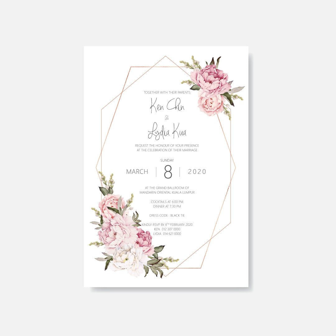 Botanical Wedding Invitation