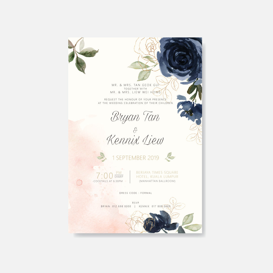 Botanical Wedding Invitation