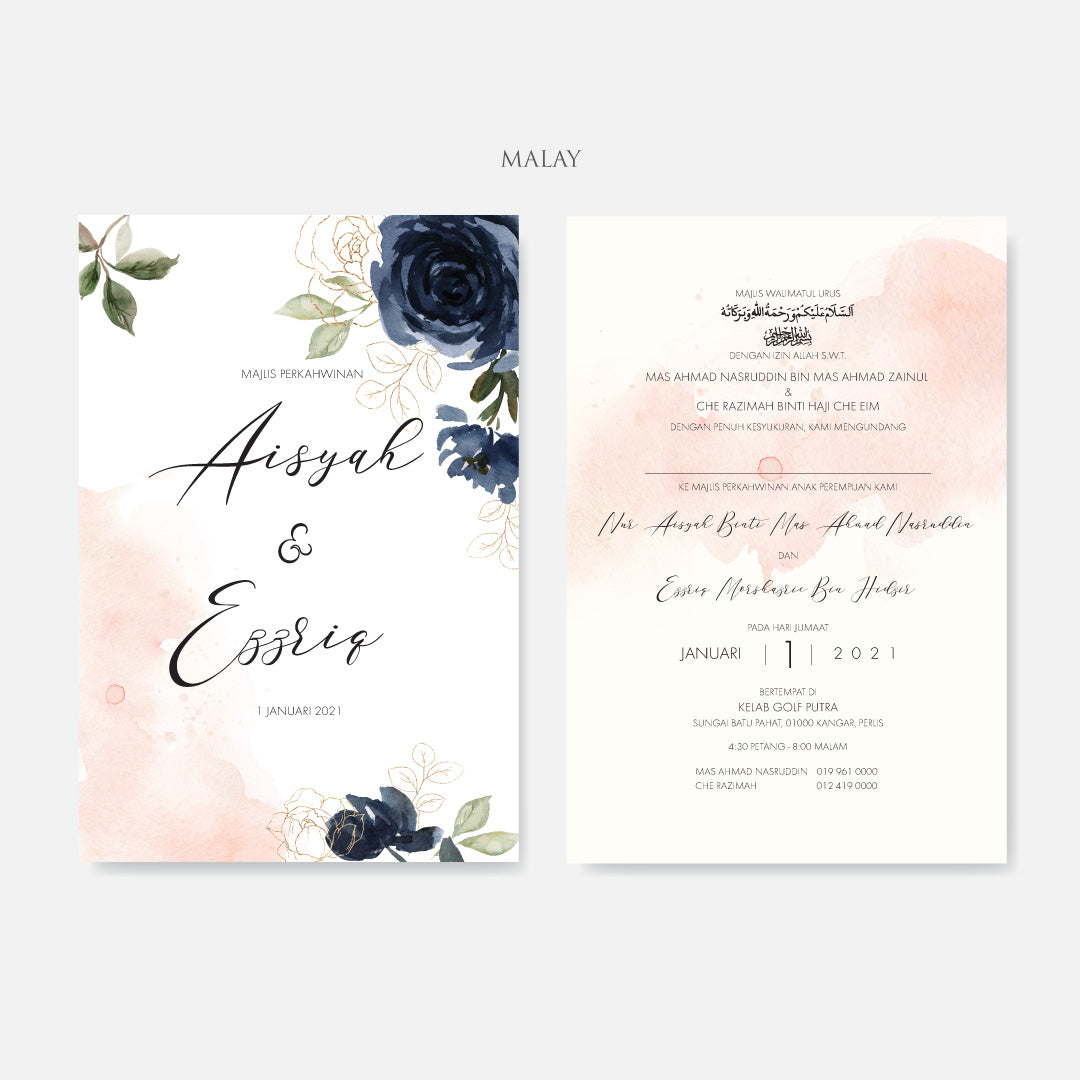 Botanical Wedding Invitation