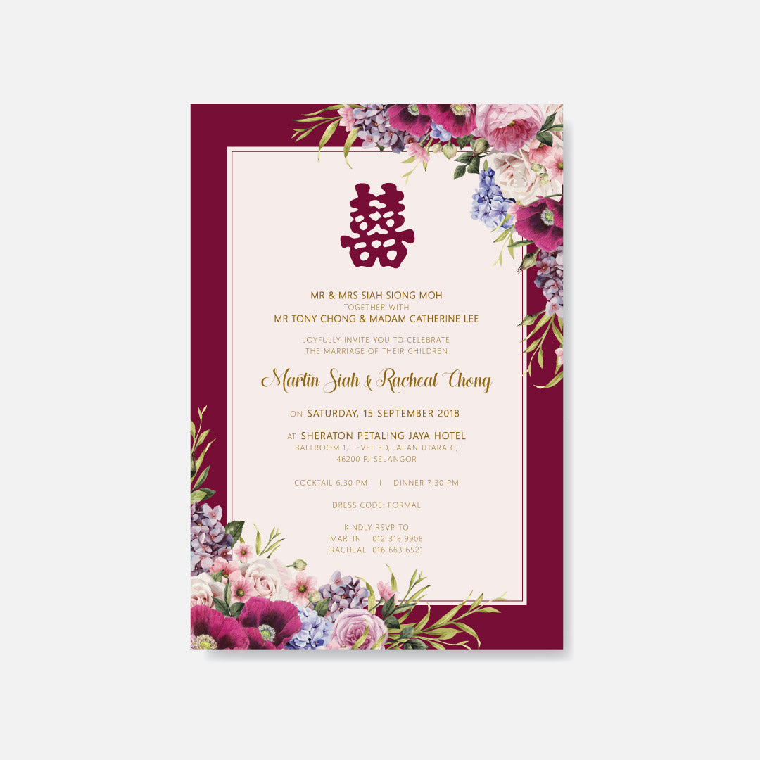 Botanical Wedding Invitation