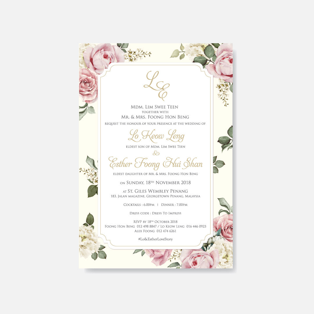 Botanical Wedding Invitation