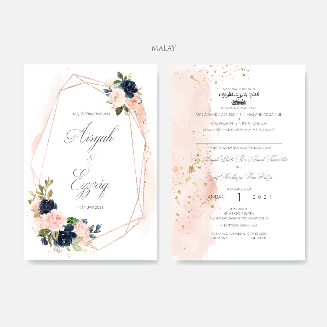 Botanical Wedding Invitation