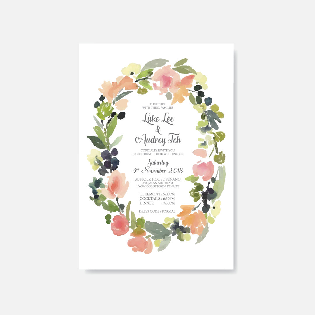 Botanical Wedding Invitation