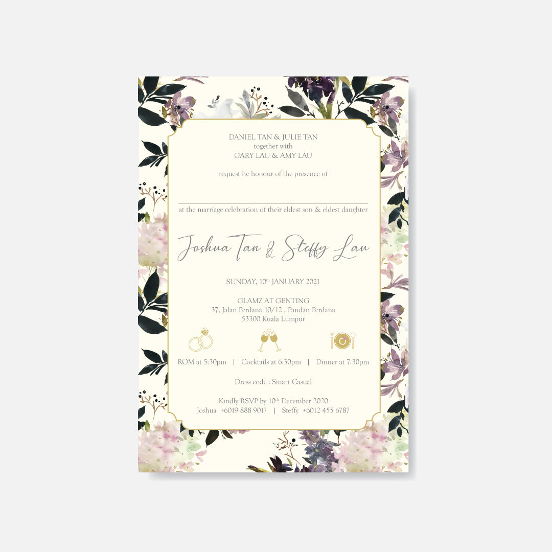 Botanical Wedding Invitation