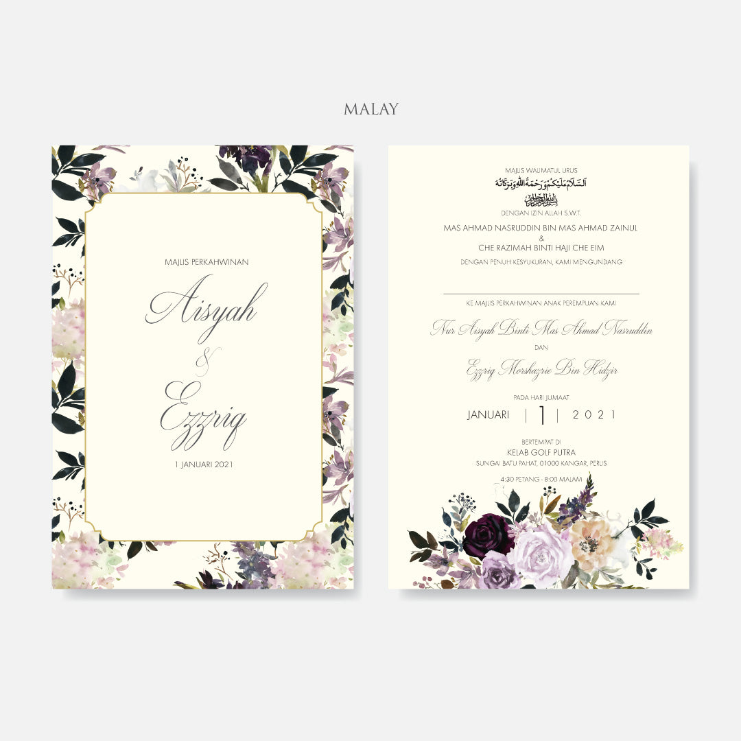 Botanical Wedding Invitation