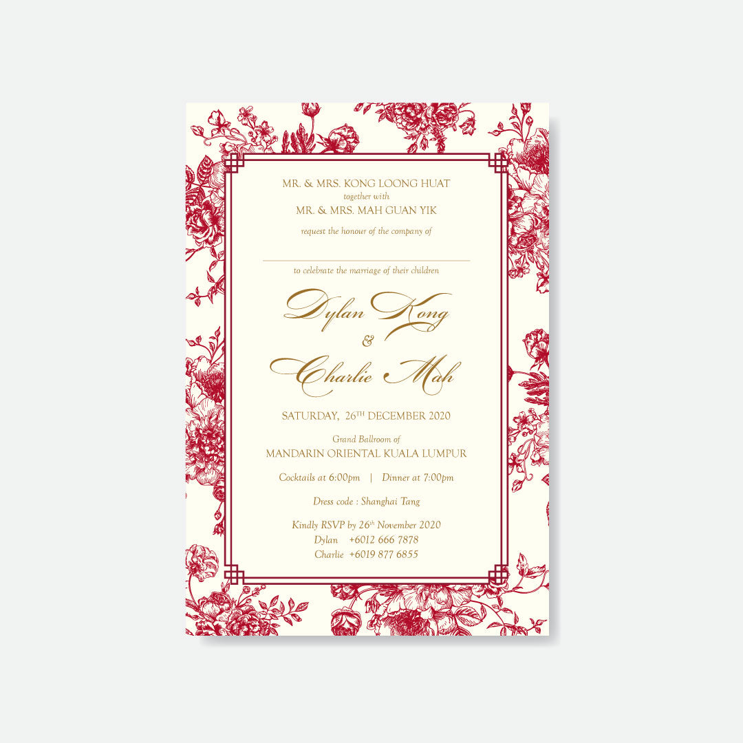 Botanical Wedding Invitation