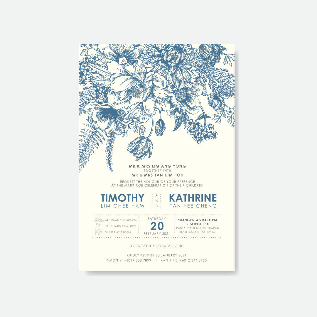 Botanical Wedding Invitation