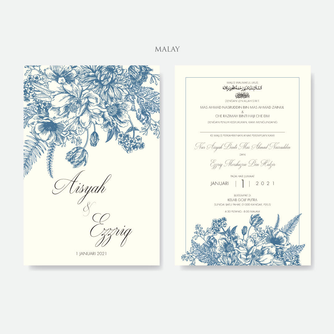 Botanical Wedding Invitation