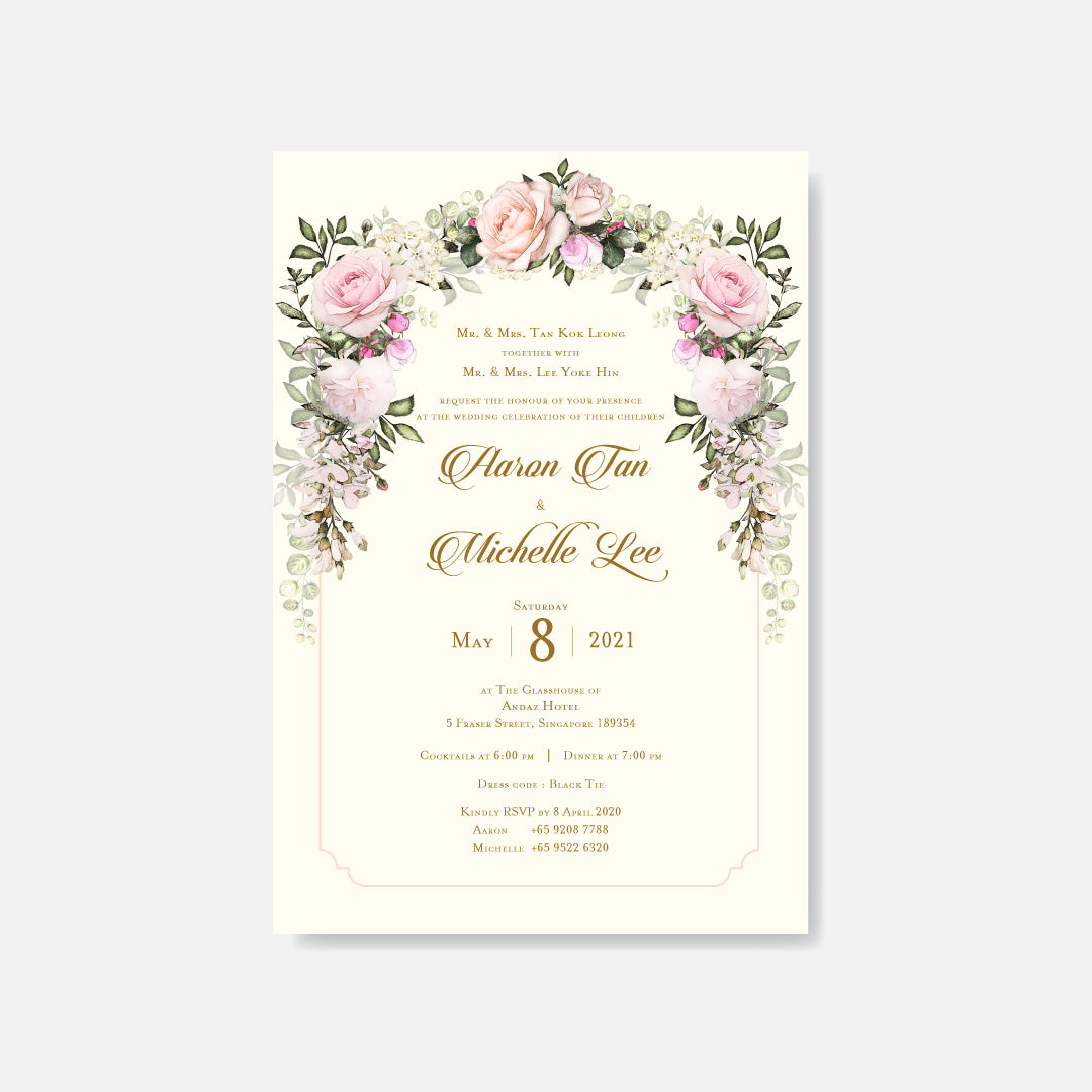 Botanical Wedding Invitation